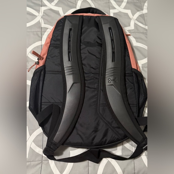 Under Armour Salmon Pink and Black Backpack - Picture 2 of 5